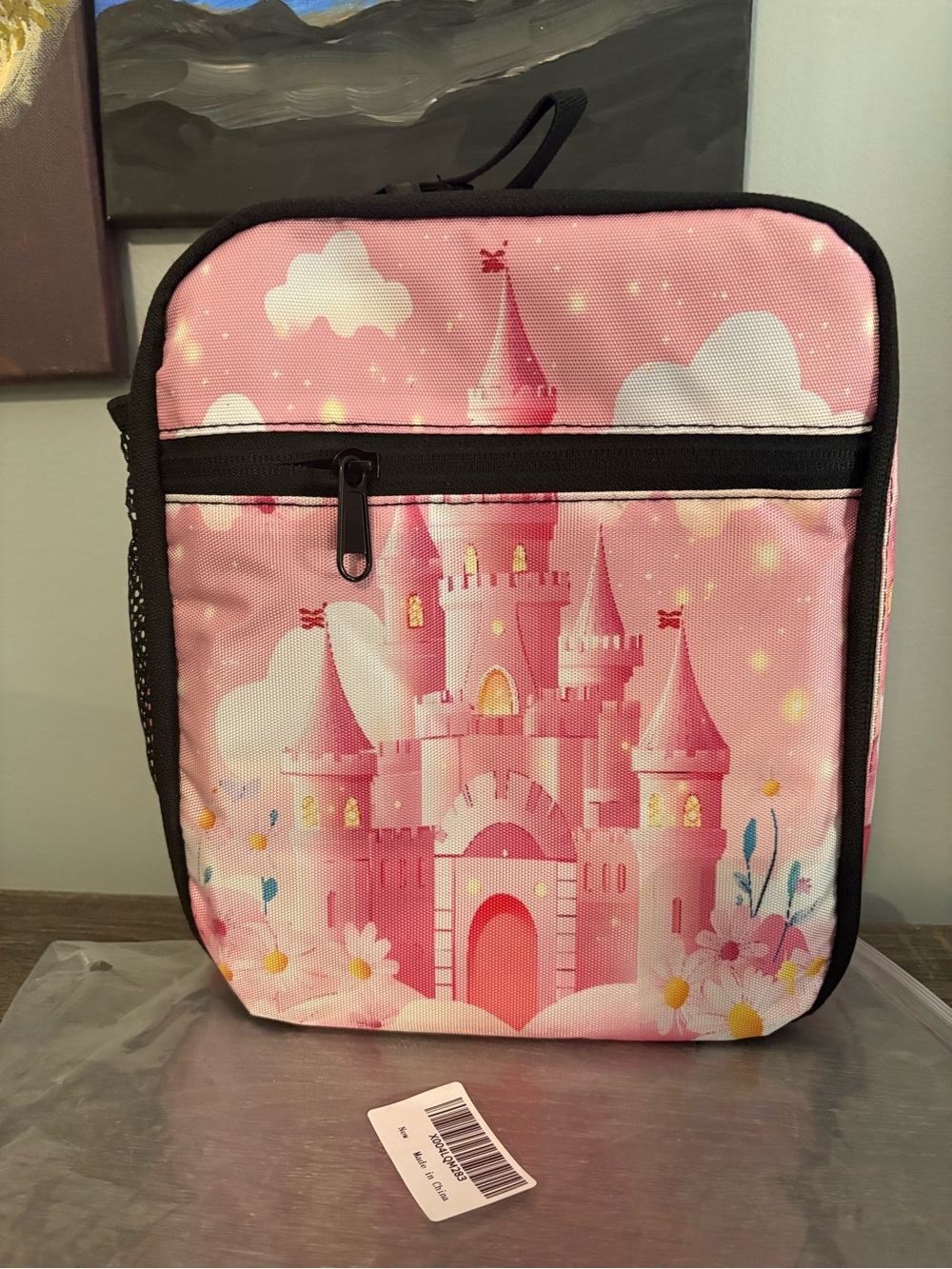 Othr Pink Castle Kids Lunch Bag